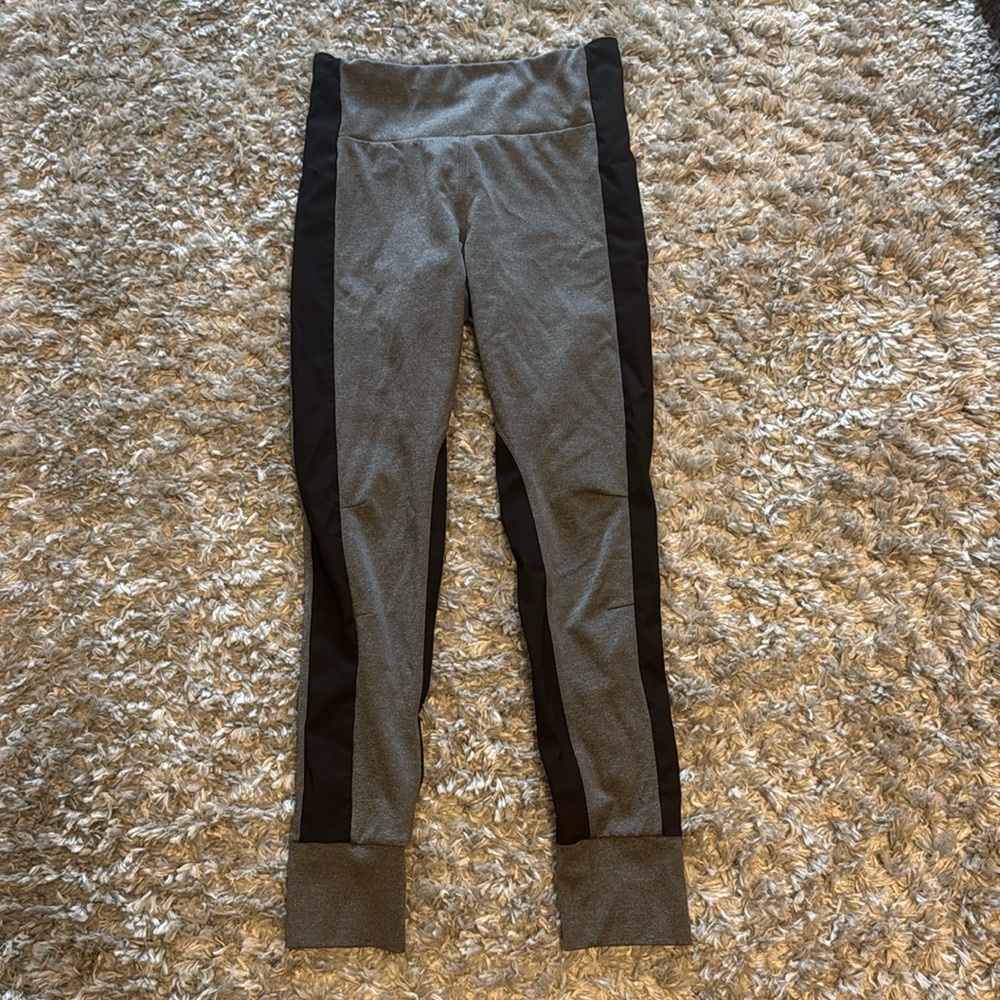 Athleta Gray and Black Leggings